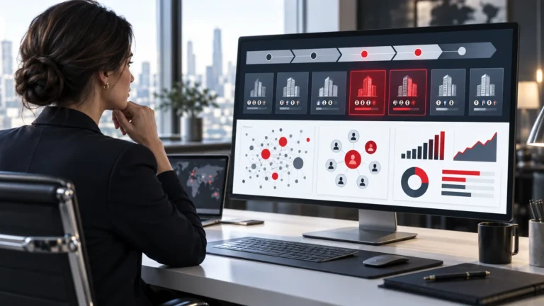 B2B marketer tracking priority accounts engagement stages and account based marketing performance