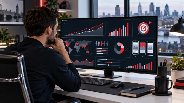Paid media specialist examining campaign performance trends and conversion signals
