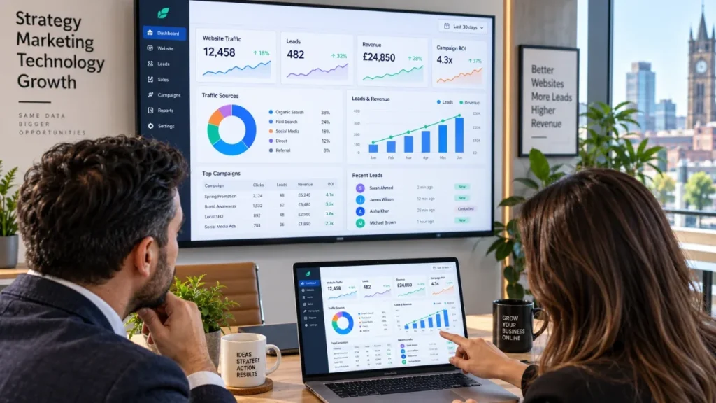 Growth platform hero banner