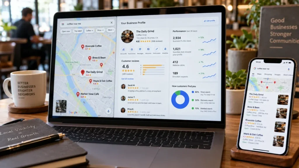 Local SEO service hero banner