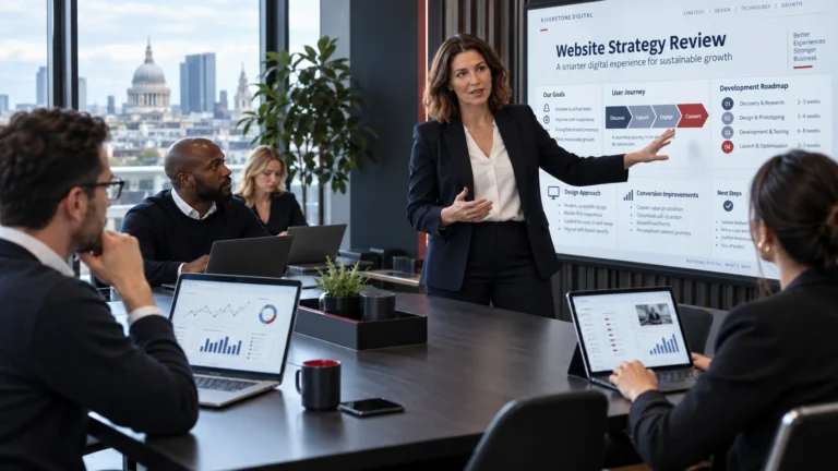 Senior digital strategist helping UK business leaders choose priorities, sequence work and connect marketing activity to commercial goals